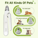 2-in-1 Dog Nail Grinder & Clipper with LED Light for Dogs and Cats