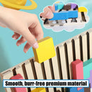 3D Wooden Tetris Puzzle Toy – Montessori Stacking Blocks for Kids & Adults