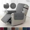 1-Seater Waterproof Recliner Cover – Quilted Armchair Slipcover Protector