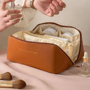 Luxury Makeup Organizer Bag – Travel Cosmetic Case with Zipper Storage