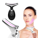 EMS Face & Neck Lift Massager – LED Light Therapy Anti-Aging Skin Tightener