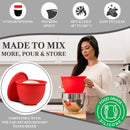 MixAid 5QT Silicone Liners for KitchenAid Mixers – No More Mess, Easy Cleanup