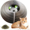 Magic Cat Scratch Board Toy with Ball Round Corrugated Cat Claw Grinding Frame