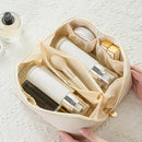 Luxury Makeup Organizer Bag – Travel Cosmetic Case with Zipper Storage
