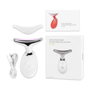 EMS Face & Neck Lift Massager – LED Light Therapy Anti-Aging Skin Tightener