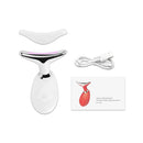EMS Face & Neck Lift Massager – LED Light Therapy Anti-Aging Skin Tightener